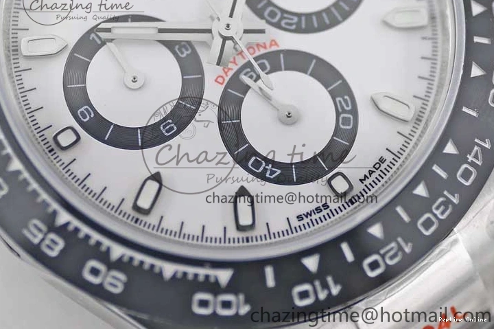 0120 ModernLook Daytona 116500 SS TWF 1:1 Best Edition 904L Steel White Dial on SS Bracelet A 2408